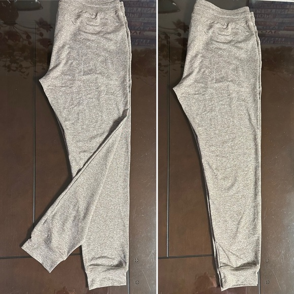 Cocoa Heathered Cozy Zyia Joggers - Picture 4 of 9